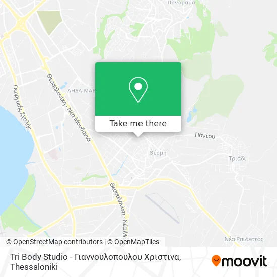 Tri Body Studio - Γιαννουλοπουλου Χριστινα map