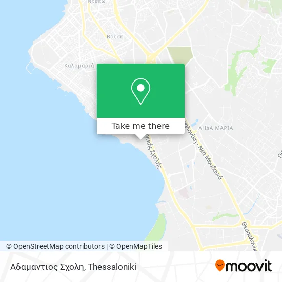 Αδαμαντιος Σχολη map