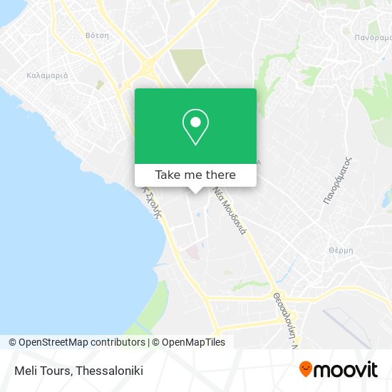 Meli Tours map