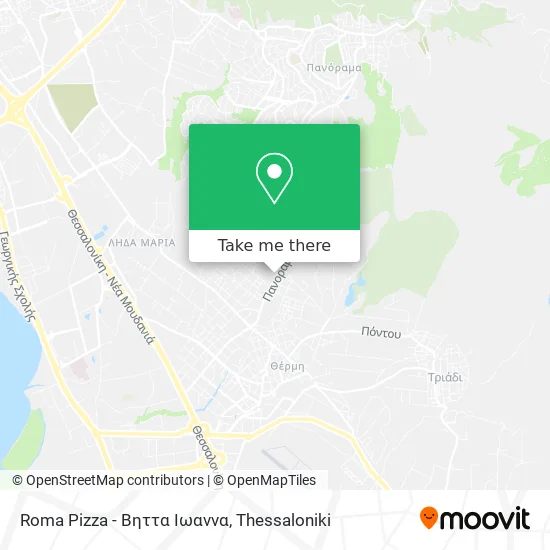 Roma Pizza - Βηττα Ιωαννα map