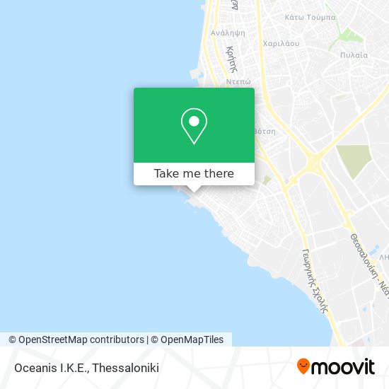 Oceanis I.K.E. map