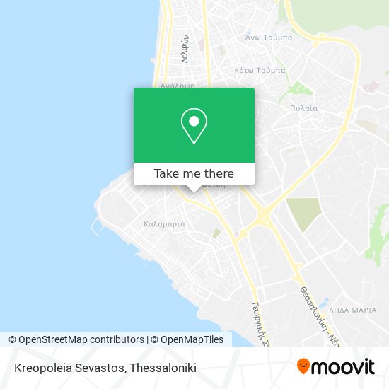 Kreopoleia Sevastos map