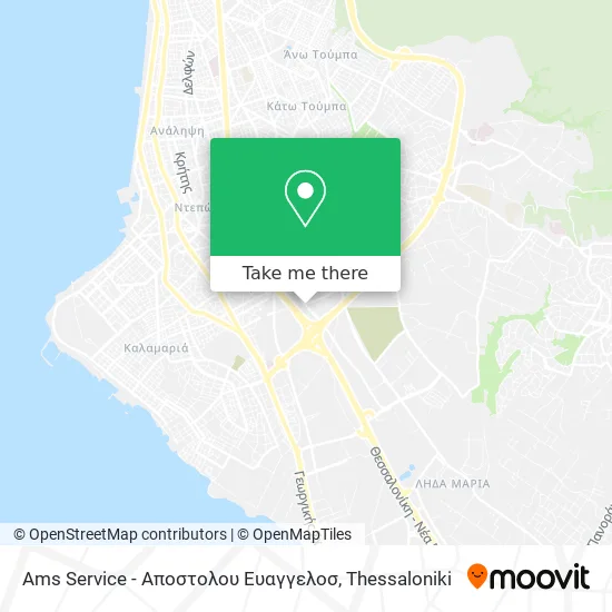 Ams Service - Αποστολου Ευαγγελοσ map