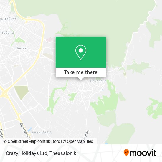Crazy Holidays Ltd map