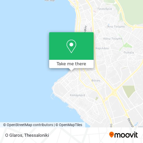 O Glaros map