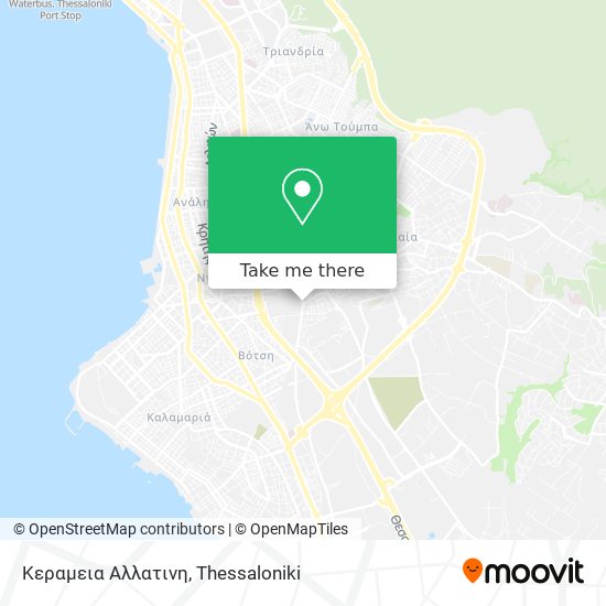 Κεραμεια Αλλατινη map