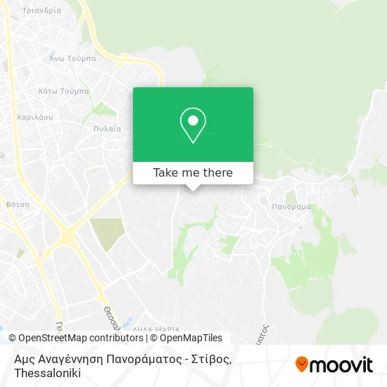 Αμς Αναγέννηση Πανοράματος - Στίβος map