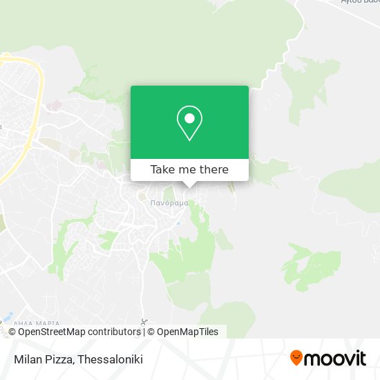 Milan Pizza map