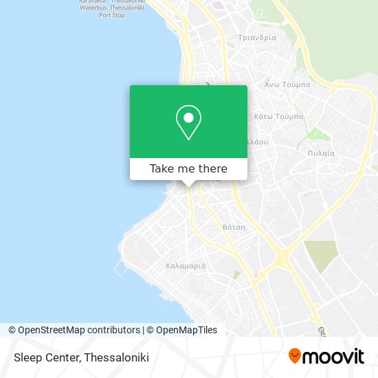Sleep Center map