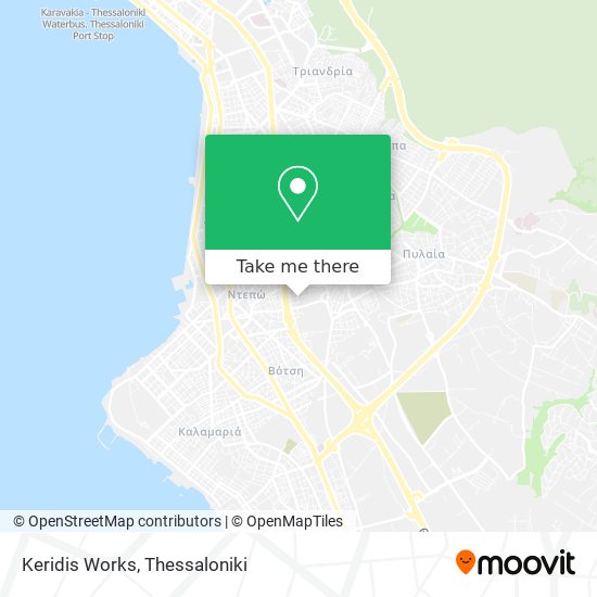 Keridis Works map