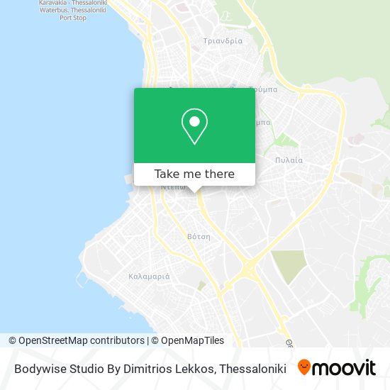Bodywise Studio By Dimitrios Lekkos map