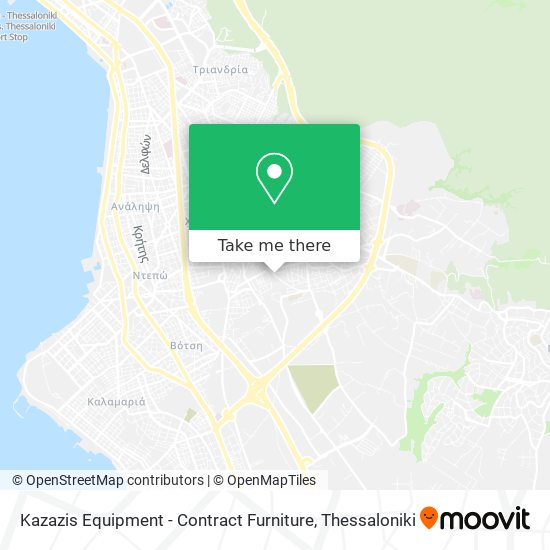 Kazazis Equipment - Contract Furniture map