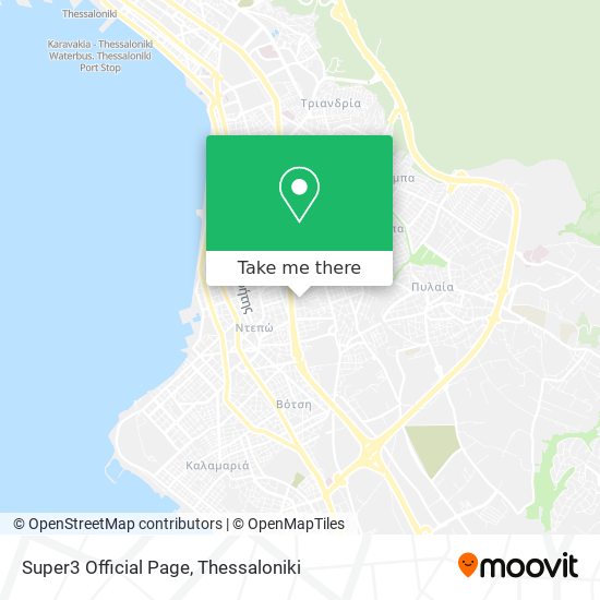 Super3 Official Page map