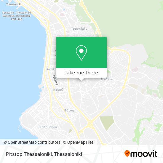 Pitstop Thessaloniki map