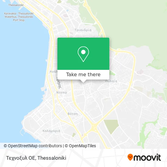 Τεχνοξυλ ΟΕ map