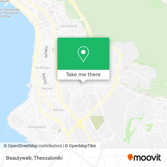 Beautyweb map