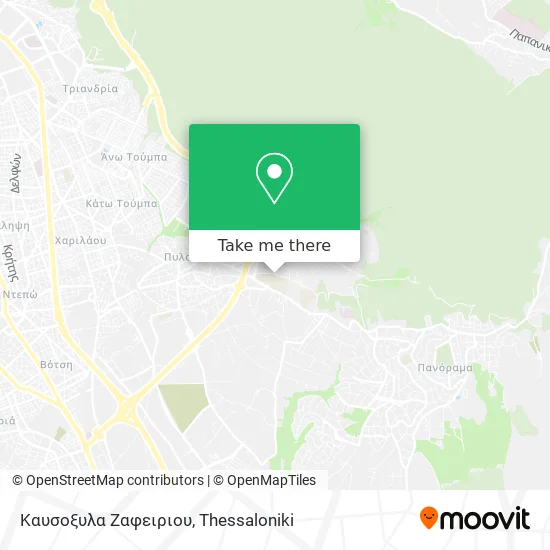Καυσοξυλα Ζαφειριου map