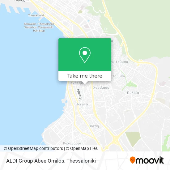 ALDI Group Abee Omilos map