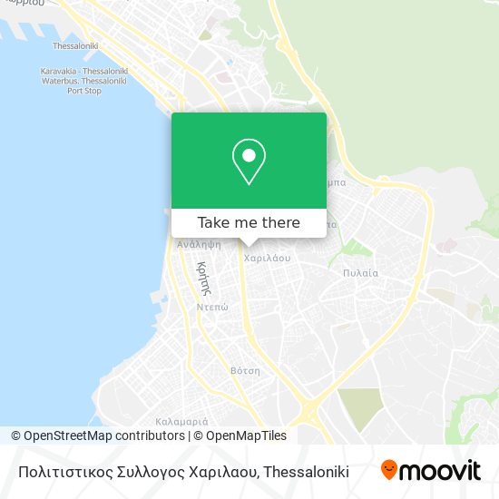 Πολιτιστικος Συλλογος Χαριλαου map