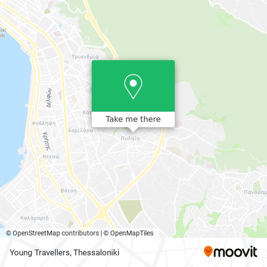 Young Travellers map