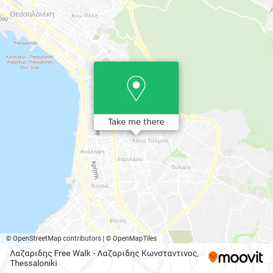 Λαζαριδης Free Walk - Λαζαριδης Κωνσταντινος map