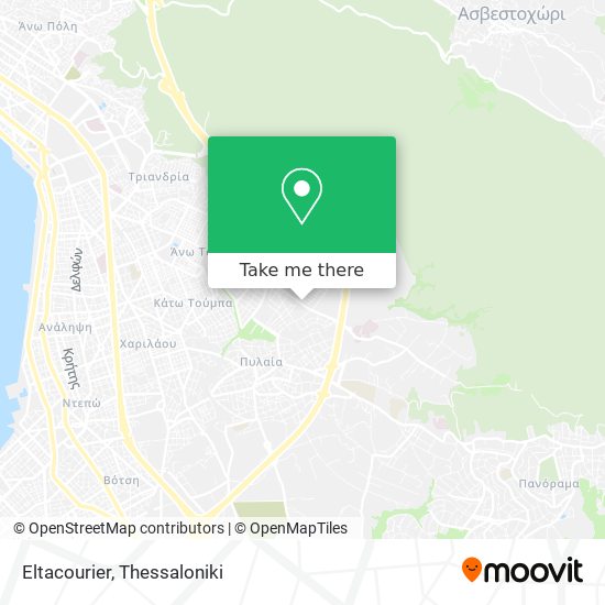 Eltacourier map