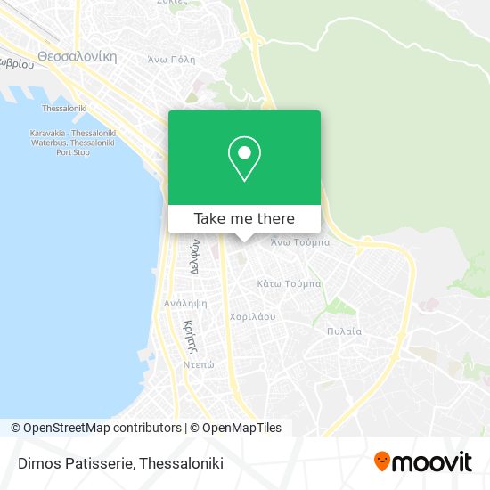 Dimos Patisserie map