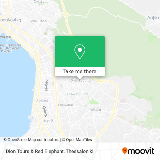 Dion Tours & Red Elephant map