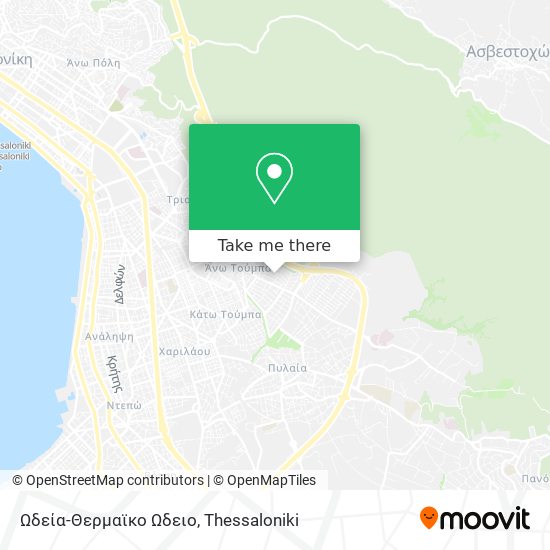 Ωδεία-Θερμαϊκο Ωδειο map