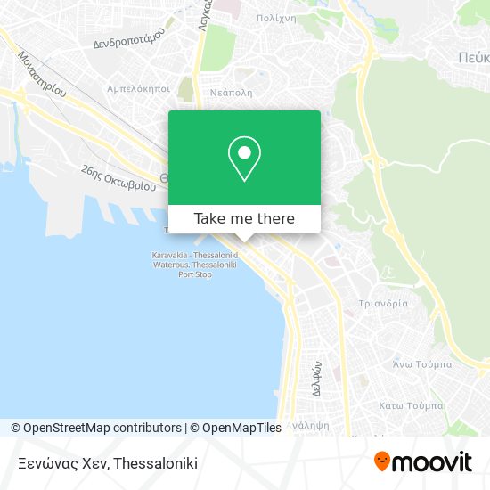 Ξενώνας Χεν map