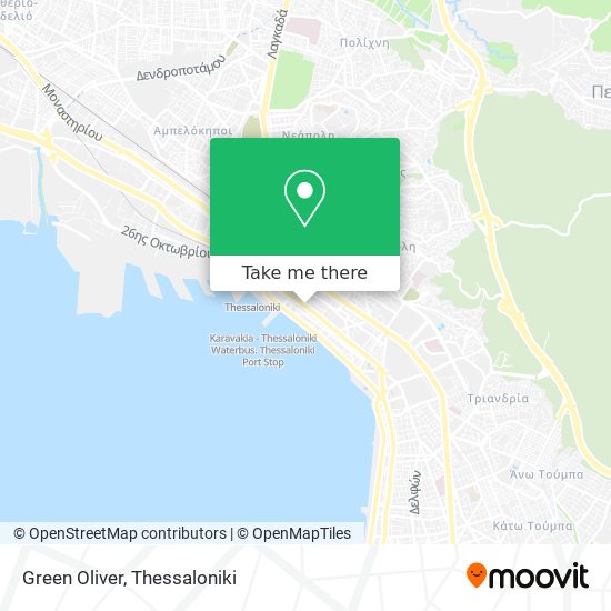 Green Oliver map