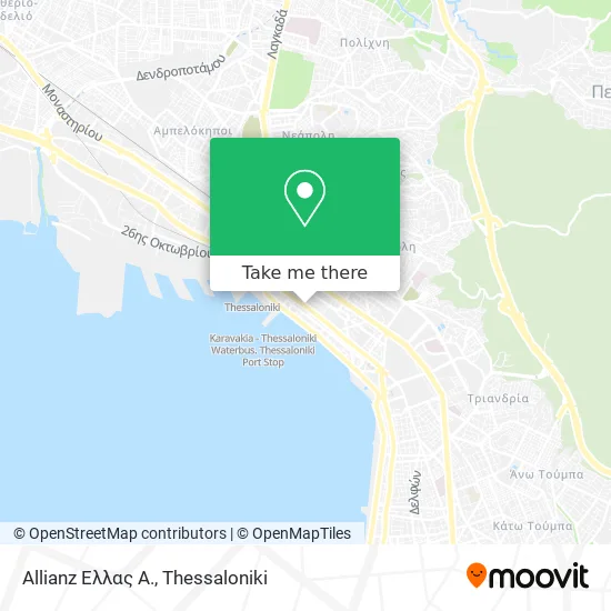 Allianz Ελλας Α. map