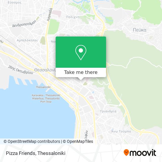 Pizza Friends map
