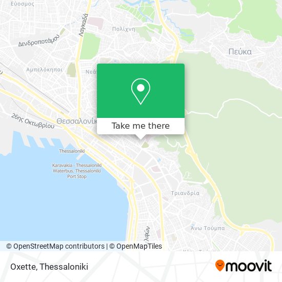 Oxette map