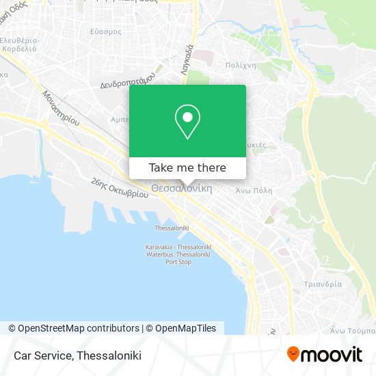 Car Service map