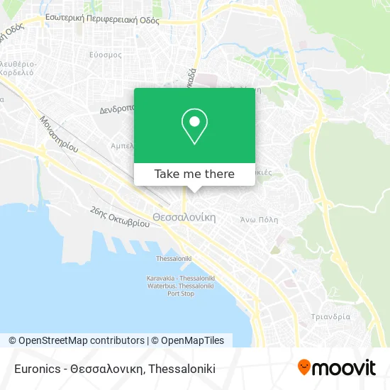 Euronics - Θεσσαλονικη map