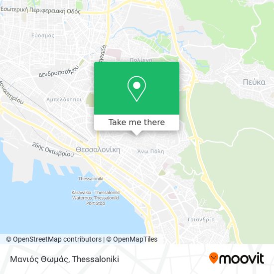 Μανιός Θωμάς map