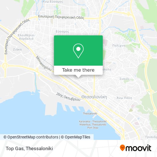 Top Gas map