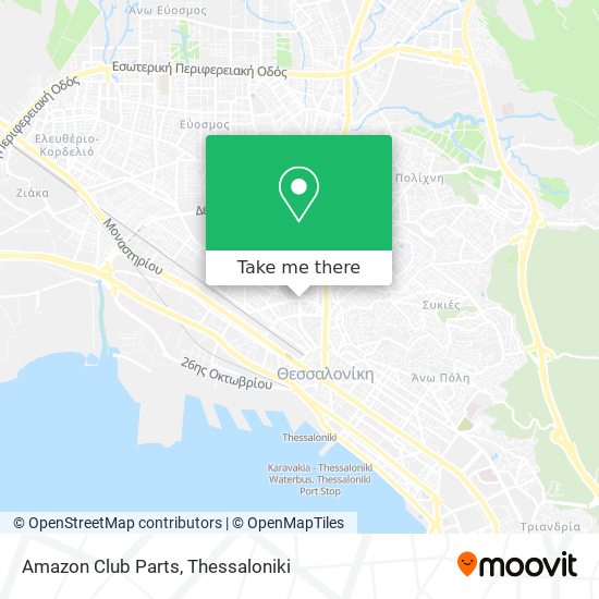 Amazon Club Parts map
