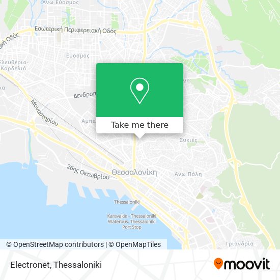 Electronet map