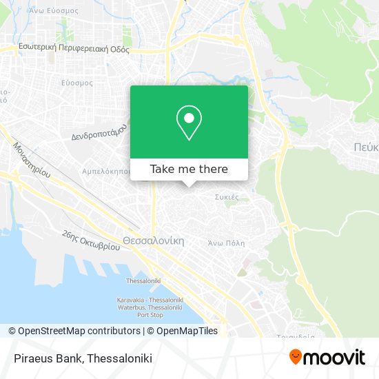Piraeus Bank map