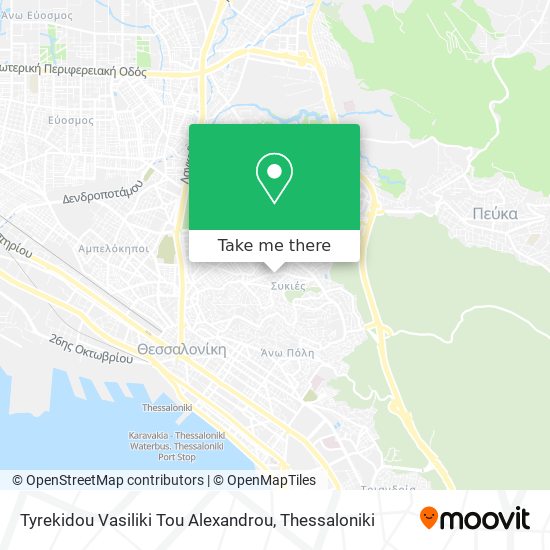 Tyrekidou Vasiliki Tou Alexandrou map