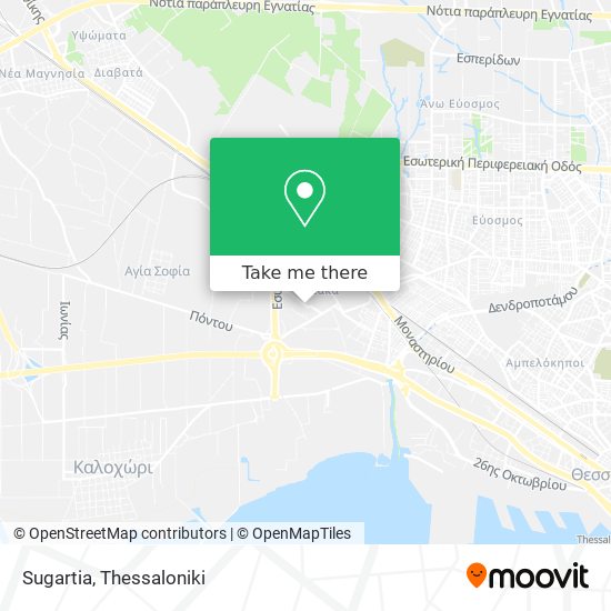 Sugartia map