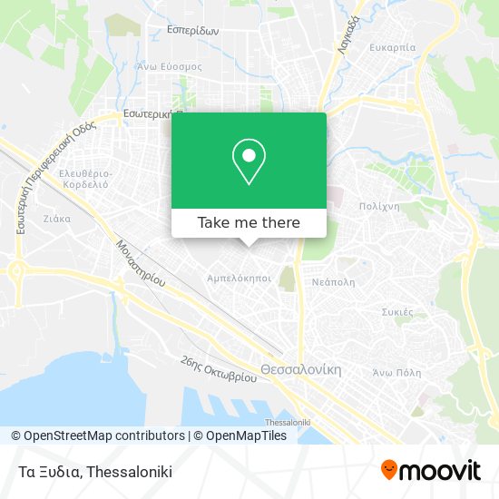 Τα Ξυδια map