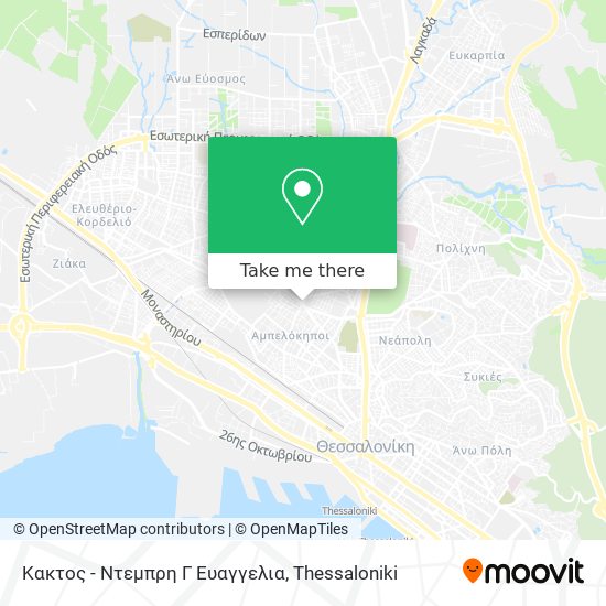 Κακτος - Ντεμπρη Γ Ευαγγελια map