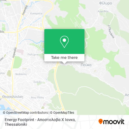 Energy Footprint - Αποστολοβα Χ Ιανκα map