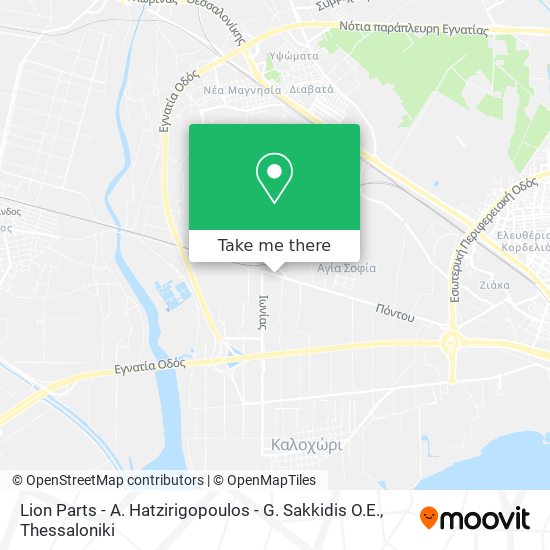 Lion Parts - A. Hatzirigopoulos - G. Sakkidis O.E. map