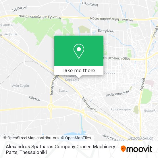 Alexandros Spatharas Company Cranes Machinery Parts map