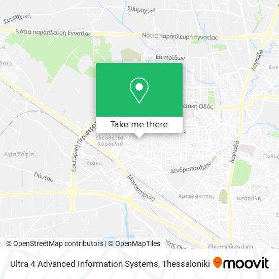 Ultra 4 Advanced Information Systems map