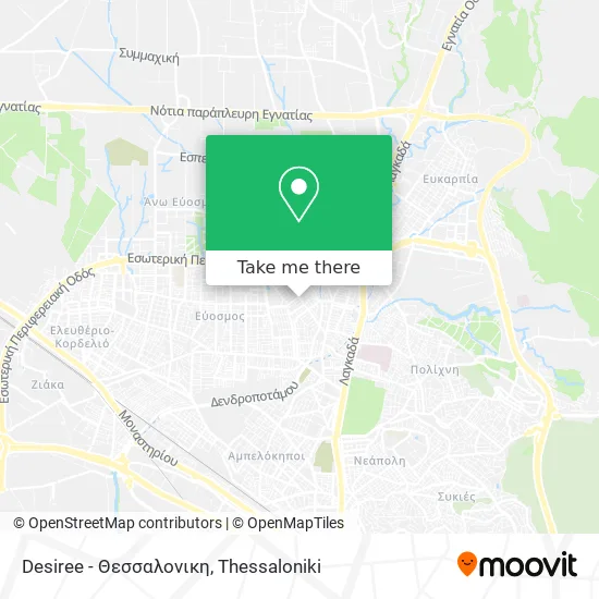 Desiree - Θεσσαλονικη map